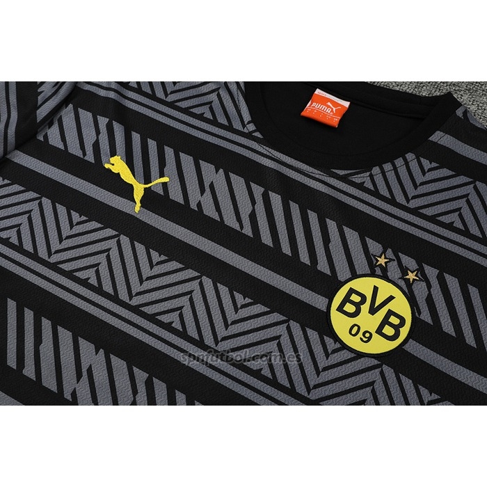 Chandal del Borussia Dortmund Manga Corta 2022-2023 Gris - Pantalon Corto